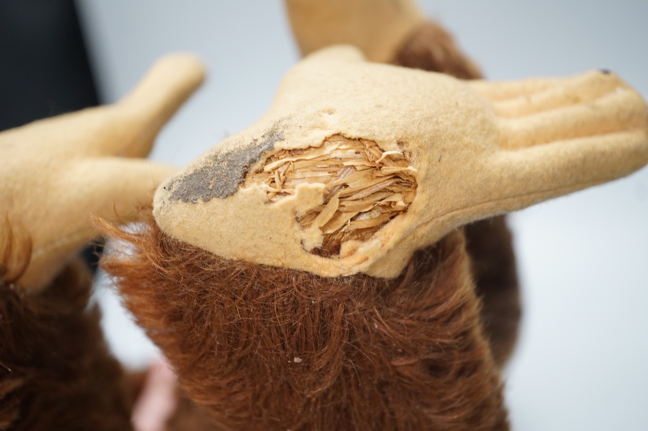 A Schuco 'Yes No' Tricky mohair monkey, 51cm